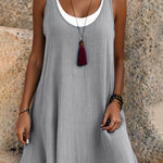 Casual Loose Sleeveless Tank Dress