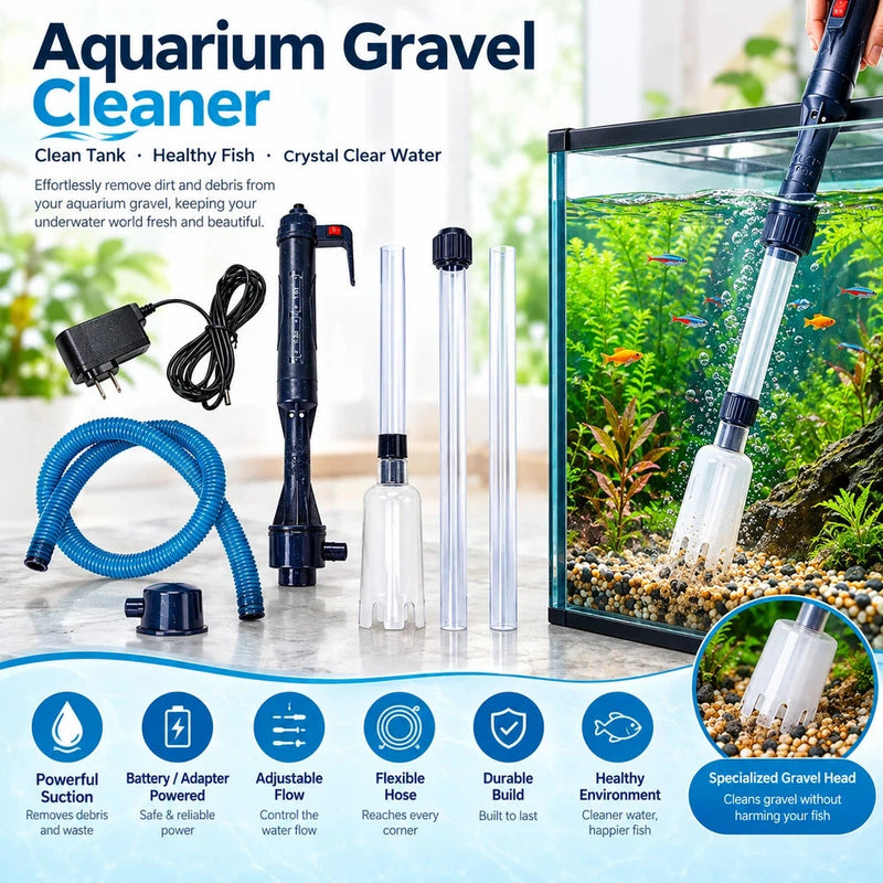 Electric Aquarium Gravel Cleaner