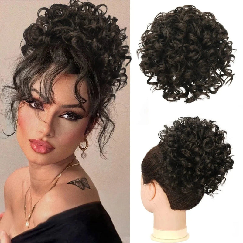 Curly Ponytail Extension Chignon