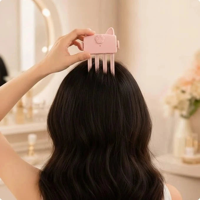 Ergonomic Silicone Scalp Massager