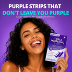 Sakyproral Purple Teeth Whitening Strips Pack Of 30pcs